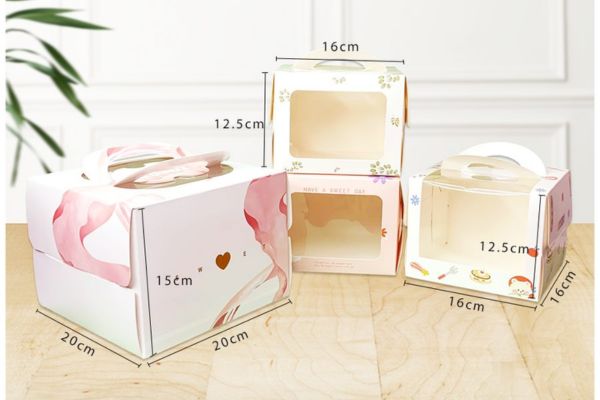 Mẫu hộp bánh kem đẹp, chất lượng tại In Hoa Long