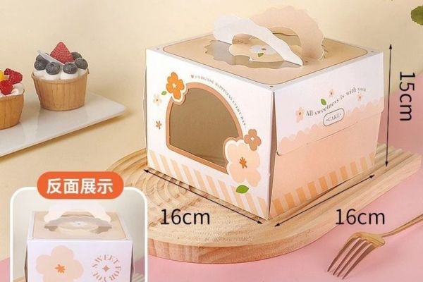 Mẫu hộp bánh kem đẹp, chất lượng tại In Hoa Long