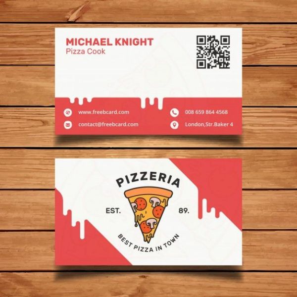 In card visit pizza giá rẻ, mẫu đẹp tại Hà Nội