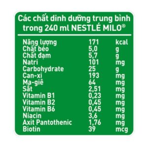 In tem nhãn dinh dưỡng theo yêu cầu