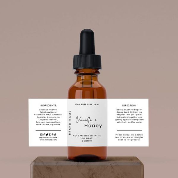 In tem nhãn serum giá rẻ, mẫu đẹp tại In Hoa Long