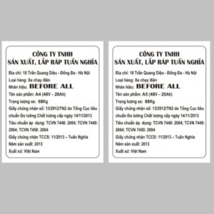 In tem phụ sản phẩm điện tử theo yêu cầu