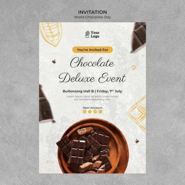 In tờ rơi chocolate giá rẻ, thiết kế theo yêu cầu tại Hà Nội