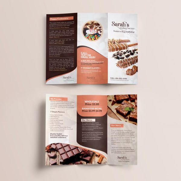In tờ rơi chocolate giá rẻ, thiết kế theo yêu cầu tại Hà Nội