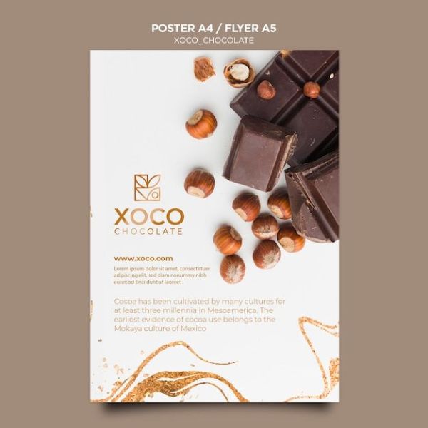 In tờ rơi chocolate giá rẻ, thiết kế theo yêu cầu tại Hà Nội