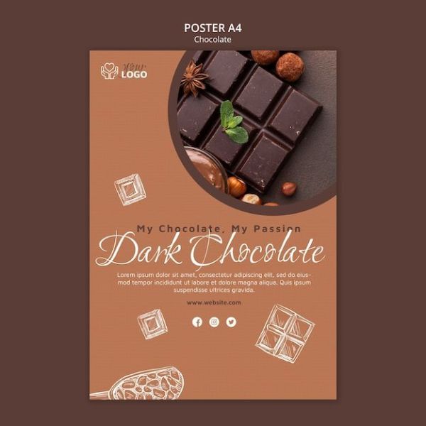 In tờ rơi chocolate giá rẻ, thiết kế theo yêu cầu tại Hà Nội