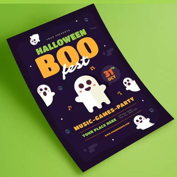 In tờ rơi Halloween giá rẻ, mẫu đẹp tại In Hoa Long