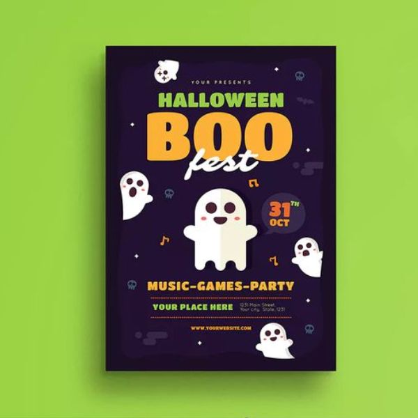 In tờ rơi Halloween giá rẻ, mẫu đẹp tại In Hoa Long