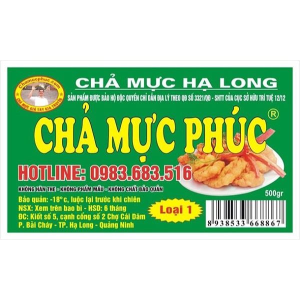 In tem nhãn chả mực giá rẻ, chất lượng cao tại Hà Nội