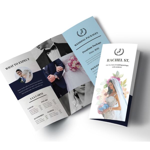 In tờ rơi ảnh viện áo cưới giá rẻ, mẫu đẹp tại In Hoa Long