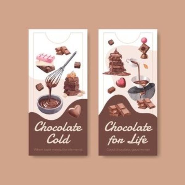 In tờ rơi chocolate giá rẻ, thiết kế theo yêu cầu tại Hà Nội
