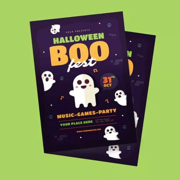 In tờ rơi Halloween giá rẻ, mẫu đẹp tại In Hoa Long