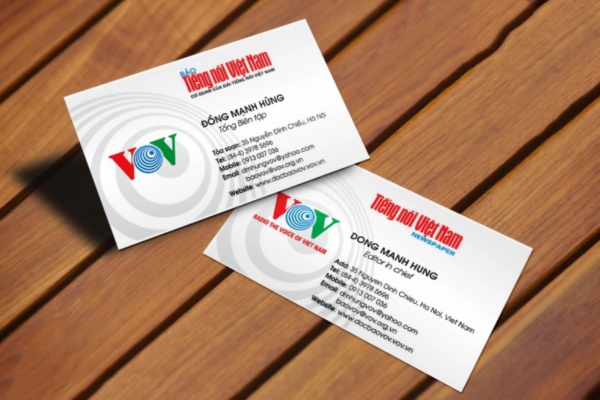 Nội dung in card visit truyền thông chuyên nghiệp