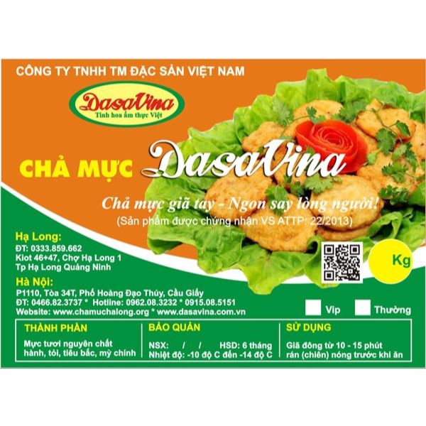 In tem nhãn chả mực giá rẻ, chất lượng cao tại Hà Nội