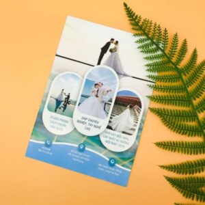In tờ rơi ảnh viện áo cưới giá rẻ, mẫu đẹp tại In Hoa Long