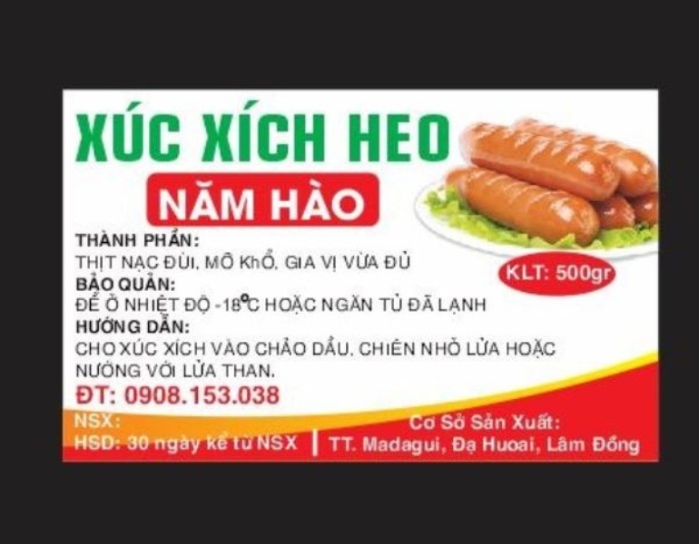 Tại sao in tem nhãn xúc xích chất lượng lại quan trọng