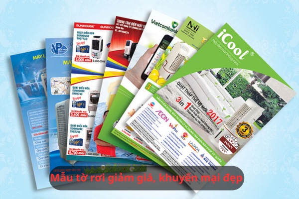 Bộ sưu tập mẫu tờ rơi giảm giá, khuyến mại đẹp