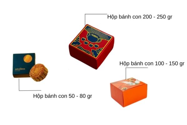 Kích thước hộp trung thu chuẩn nhất