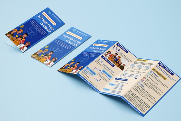 Các kiểu gấp brochure song song zic zắc nhiều mặt
