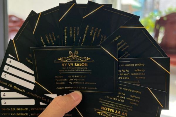 Mẫu card visit salon tóc đẹp, chuyên nghiệp tại Hà Nội