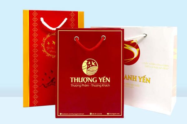 Mẫu túi giấy yến sào đẹp, chất lượng cao tại In Hoa Long