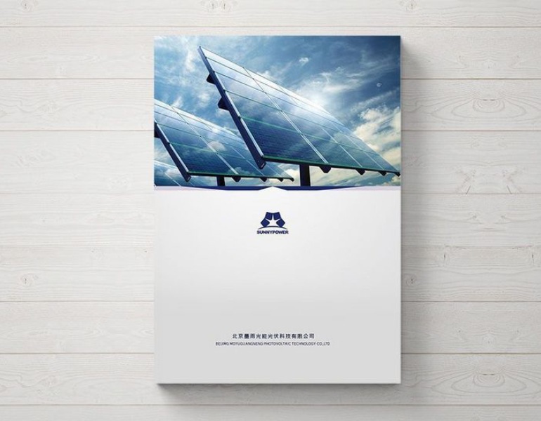 Chất liệu in brochure pin mặt trời cao cấp