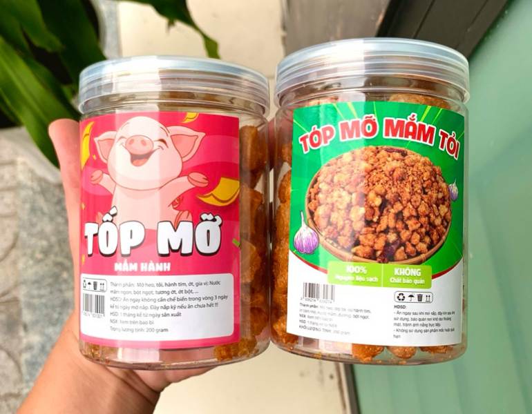 Dịch vụ in tem nhãn tóp mỡ chuyên nghiệp