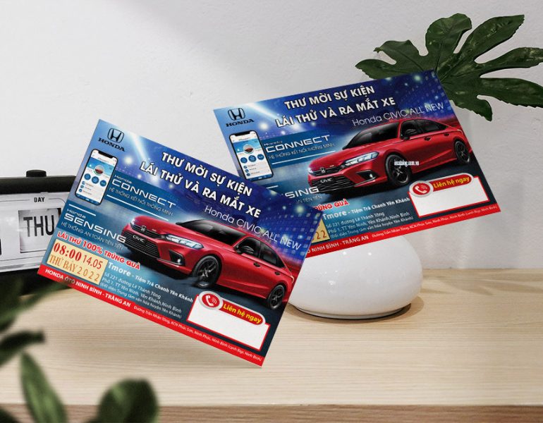 Dịch vụ in tờ rơi ô tô giá rẻ tại Hà Nội