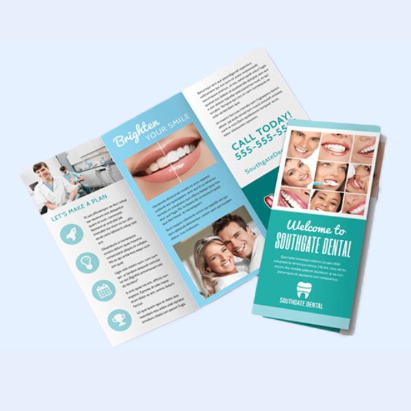 In brochure nha khoa giá rẻ, thiết kế theo yêu cầu tại Hà Nội