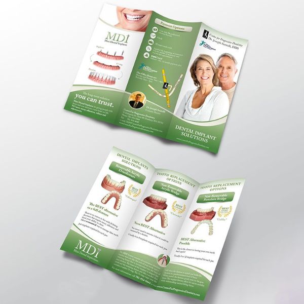 In brochure nha khoa giá rẻ, thiết kế theo yêu cầu tại Hà Nội