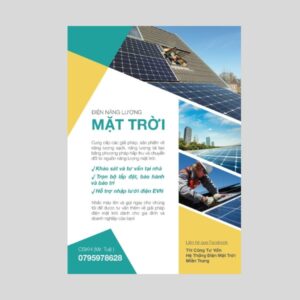 In brochure pin mặt trời giá rẻ tại Hà Nội