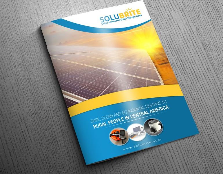 In brochure pin mặt trời mang lại hiệu quả cao