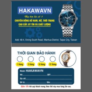 In card visit đồng hồ tại Hà Nội