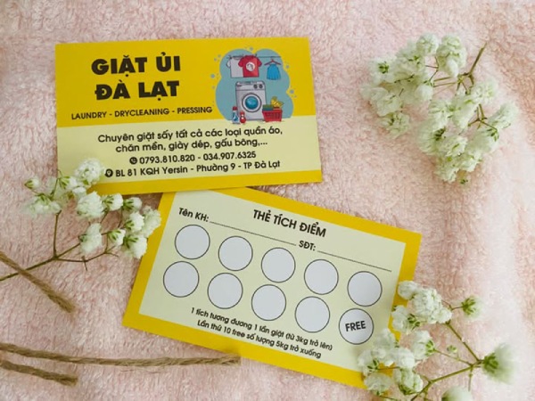 in Hoa Long nhận in card visit giặt là đẹp