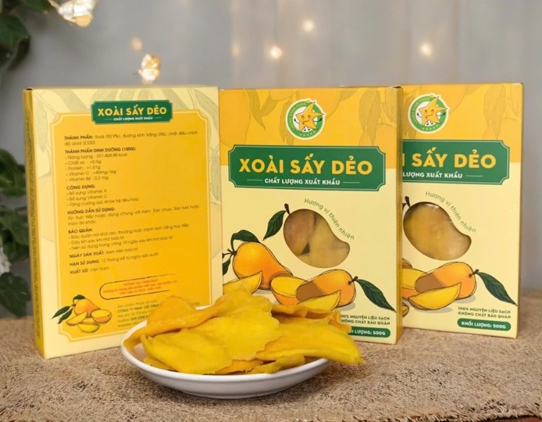 In hộp đựng xoài sấy dẻo tại Hà Nội