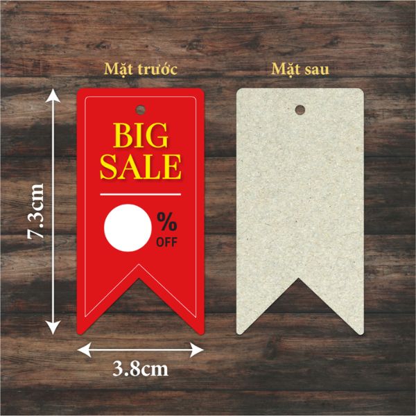 in tag giảm giá giá rẻ, theo yêu cầu tại Hà Nội