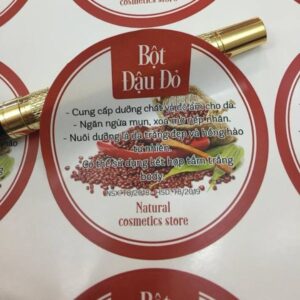 In tem bột đậu đỏ giá rẻ, lấy nhanh tại Hoa Long