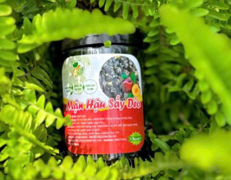 In tem mận sấy dẻo sắc nét