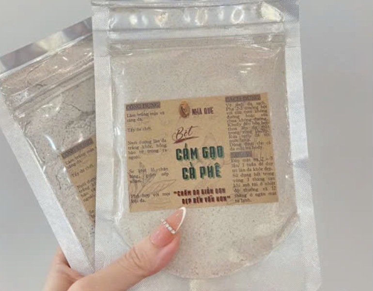 In tem nhãn bột cám gạo chuyên nghiệp tại xưởng uy tín