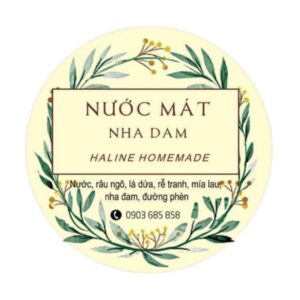 In tem nhãn nha đam giá rẻ Hà Nội