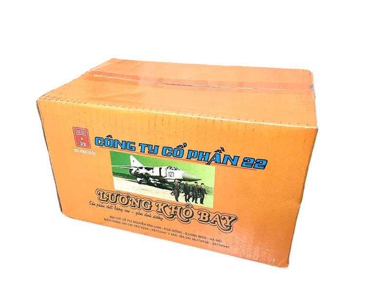 In thùng carton đựng lương khô