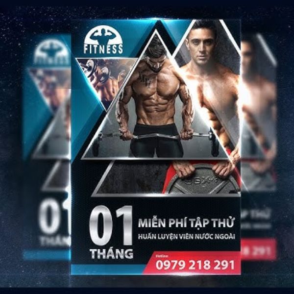 In tờ rơi gym giá rẻ, uy tín, chuyên nghiệp tại In Hoa Long