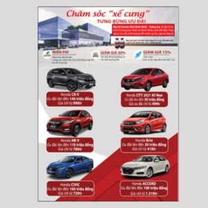 In tờ rơi ô tô giá rẻ tại Hà Nội