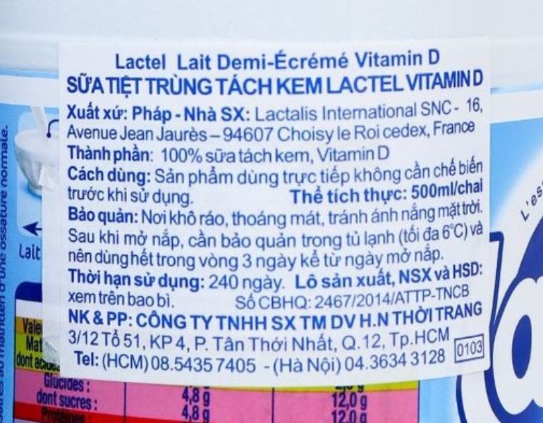 Lưu ý khi in tem phụ sữa bột đạt tiêu chuẩn