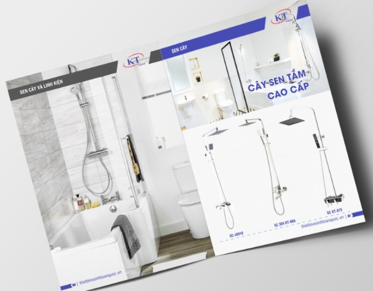 Lý do nên in catalogue thiết bị vệ sinh chuyên nghiệp