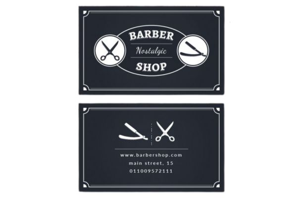 Mẫu card visit salon tóc đẹp, chuyên nghiệp tại Hà Nội