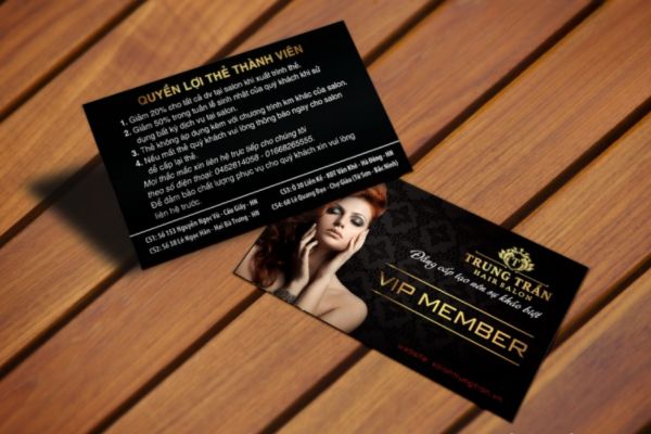 Mẫu card visit salon tóc đẹp, chuyên nghiệp tại Hà Nội