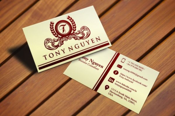 Mẫu card visit salon tóc đẹp, chuyên nghiệp tại Hà Nội