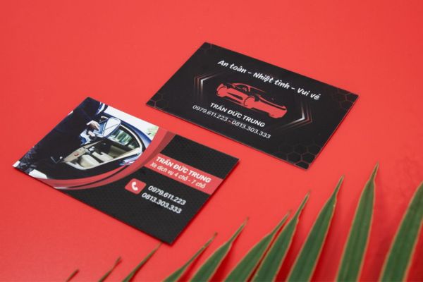 Mẫu card visit xe du lịch đẹp, thiết kế chuyên nghiệp tại In Hoa Long