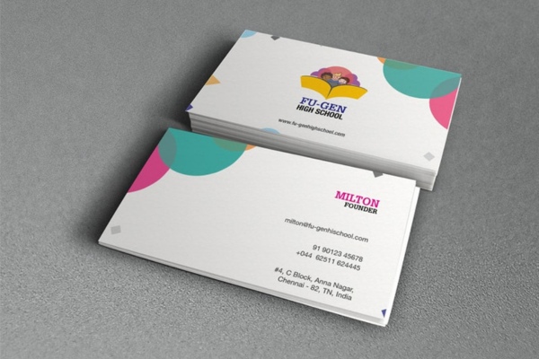 Mẫu card visit giáo dục cho giáo viên, gia sư, trung tâm